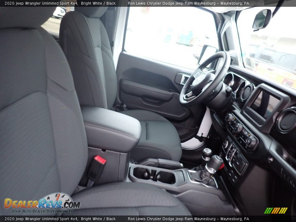 2020 Jeep Wrangler Unlimited Sport 4x4 Bright White / Black Photo #10