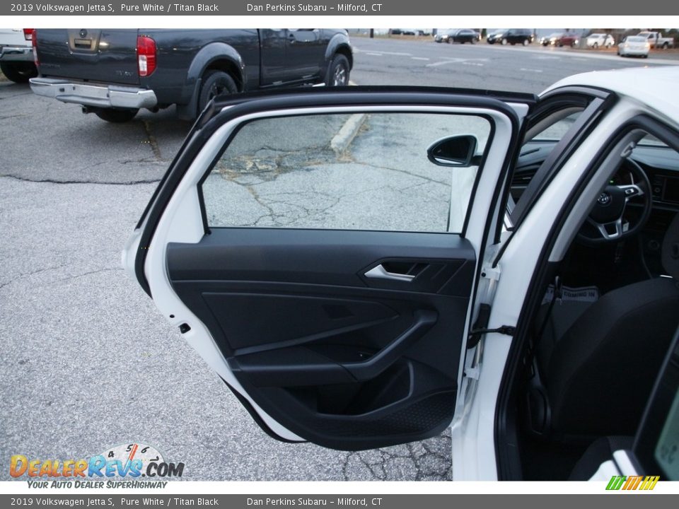 2019 Volkswagen Jetta S Pure White / Titan Black Photo #11