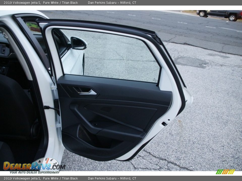2019 Volkswagen Jetta S Pure White / Titan Black Photo #14