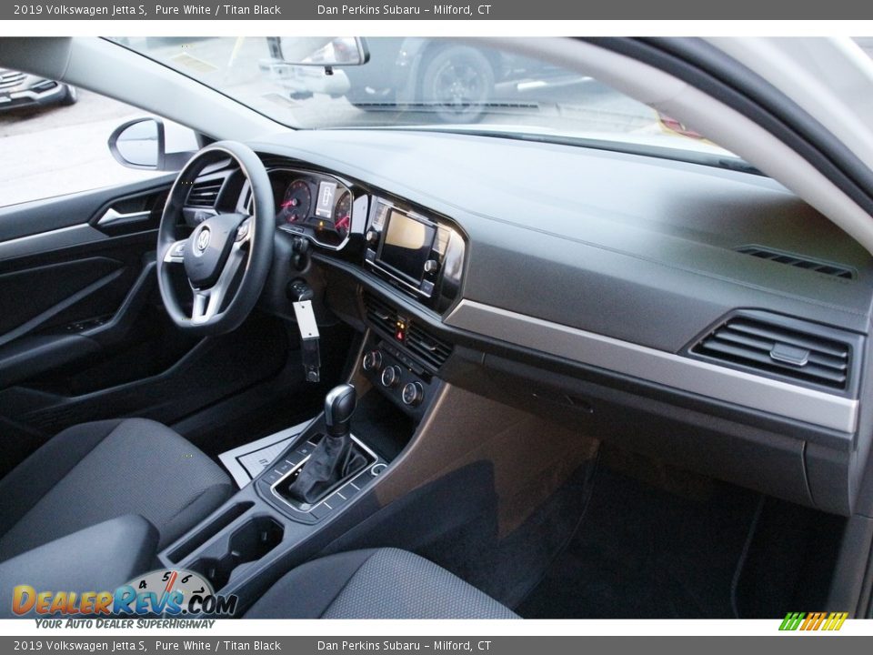 2019 Volkswagen Jetta S Pure White / Titan Black Photo #15