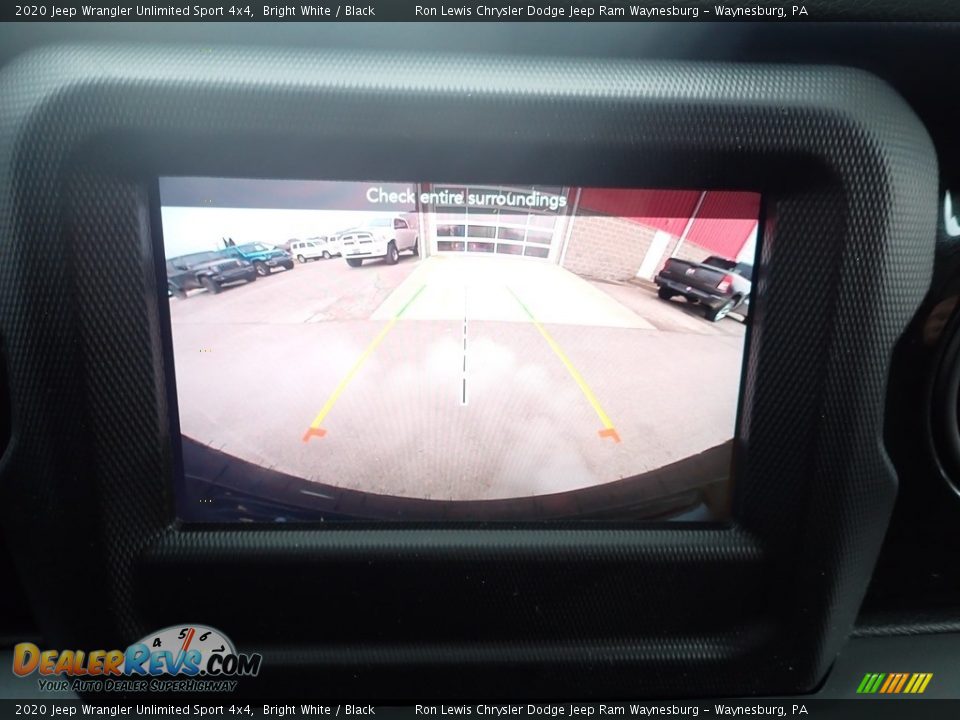 2020 Jeep Wrangler Unlimited Sport 4x4 Bright White / Black Photo #18