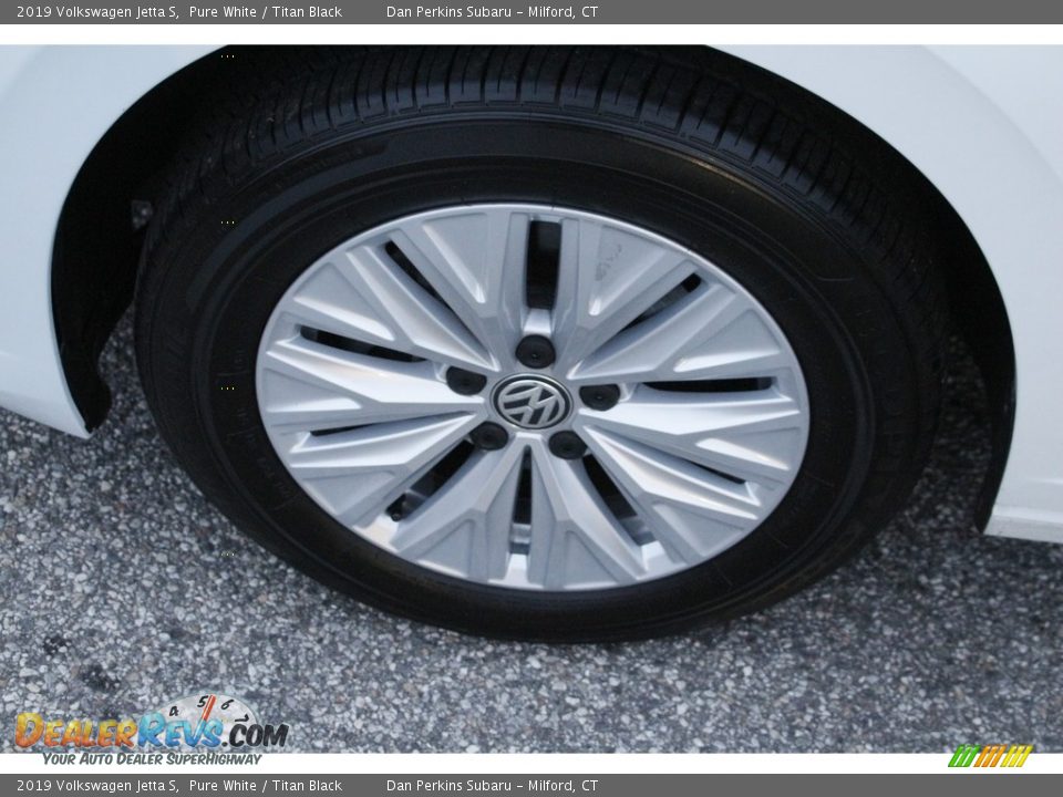 2019 Volkswagen Jetta S Pure White / Titan Black Photo #17
