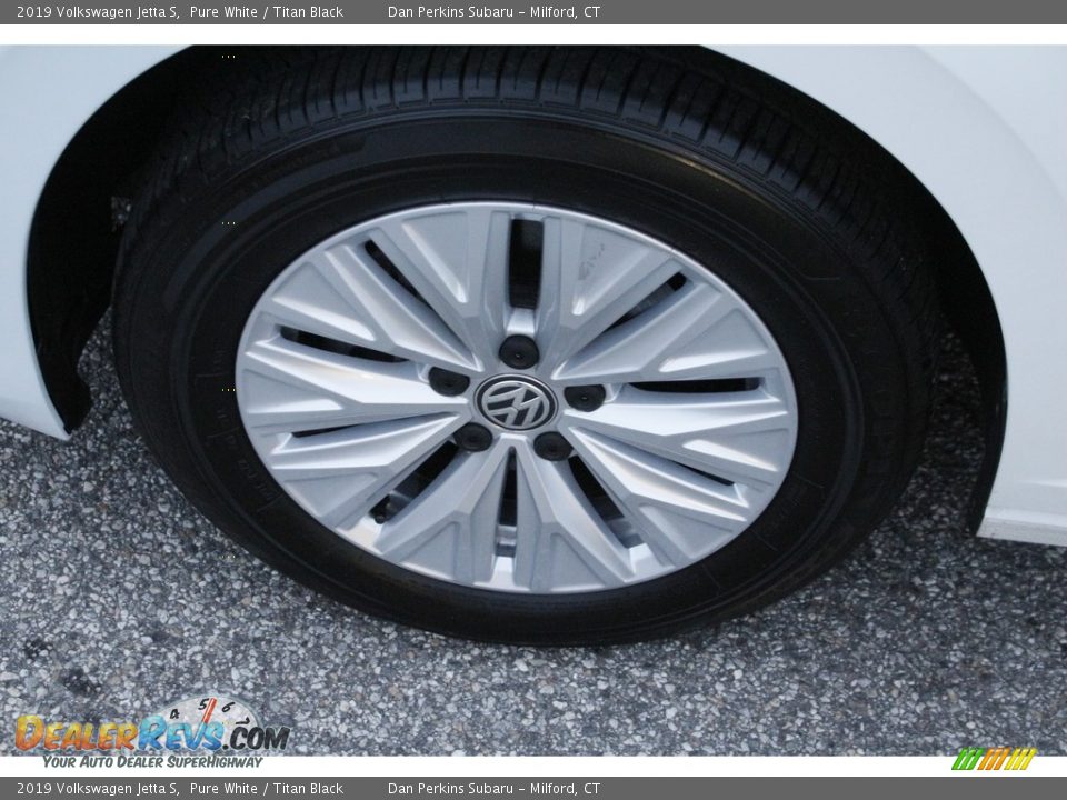 2019 Volkswagen Jetta S Pure White / Titan Black Photo #18