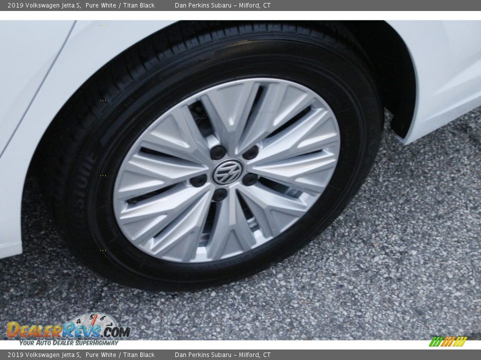 2019 Volkswagen Jetta S Pure White / Titan Black Photo #19