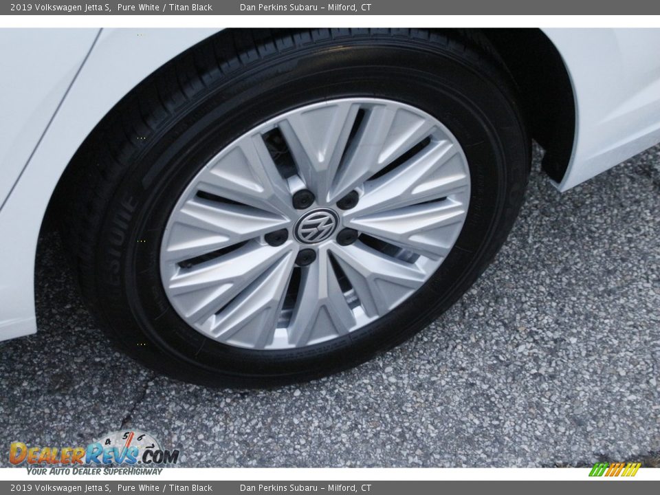 2019 Volkswagen Jetta S Pure White / Titan Black Photo #20