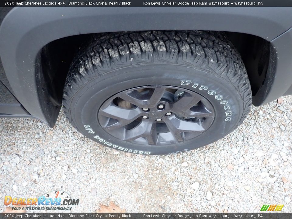 2020 Jeep Cherokee Latitude 4x4 Diamond Black Crystal Pearl / Black Photo #9
