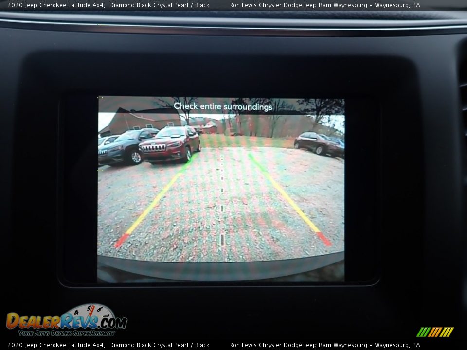 2020 Jeep Cherokee Latitude 4x4 Diamond Black Crystal Pearl / Black Photo #18