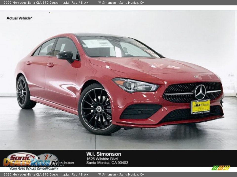 2020 Mercedes-Benz CLA 250 Coupe Jupiter Red / Black Photo #1