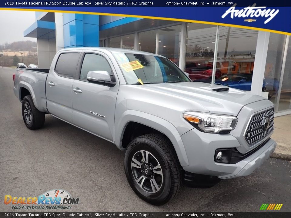 2019 Toyota Tacoma TRD Sport Double Cab 4x4 Silver Sky Metallic / TRD Graphite Photo #1