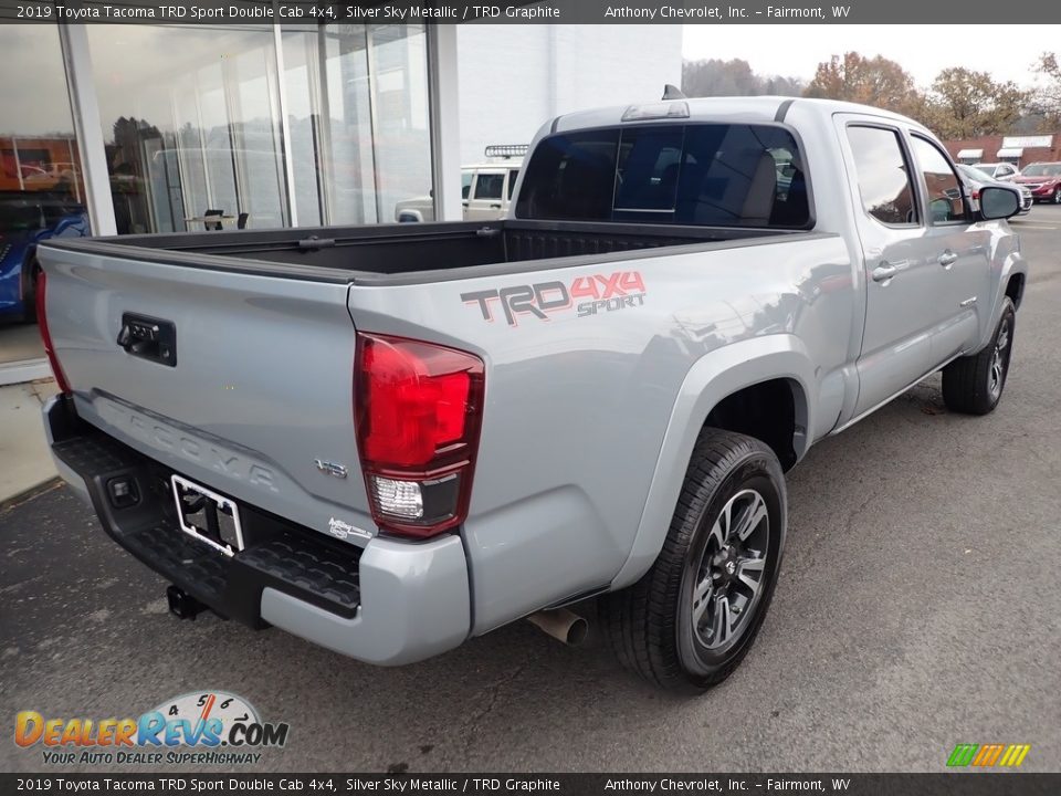 2019 Toyota Tacoma TRD Sport Double Cab 4x4 Silver Sky Metallic / TRD Graphite Photo #4