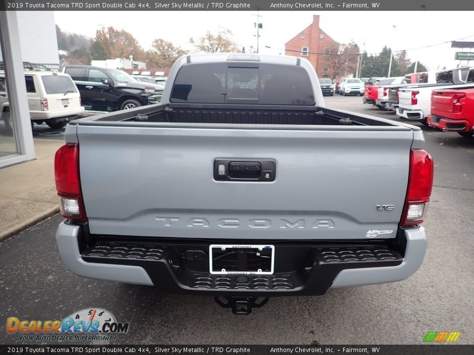 2019 Toyota Tacoma TRD Sport Double Cab 4x4 Silver Sky Metallic / TRD Graphite Photo #5