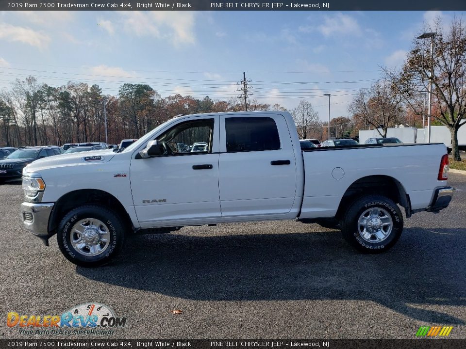 2019 Ram 2500 Tradesman Crew Cab 4x4 Bright White / Black Photo #3
