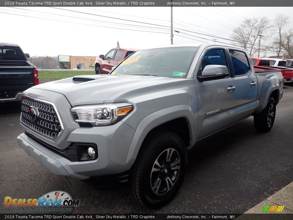 2019 Toyota Tacoma TRD Sport Double Cab 4x4 Silver Sky Metallic / TRD Graphite Photo #7