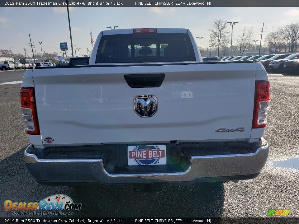 2019 Ram 2500 Tradesman Crew Cab 4x4 Bright White / Black Photo #5