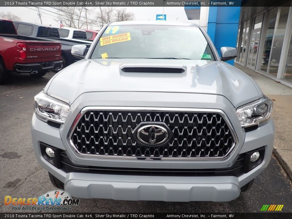 2019 Toyota Tacoma TRD Sport Double Cab 4x4 Silver Sky Metallic / TRD Graphite Photo #8