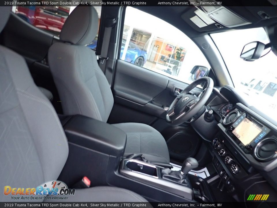 2019 Toyota Tacoma TRD Sport Double Cab 4x4 Silver Sky Metallic / TRD Graphite Photo #9