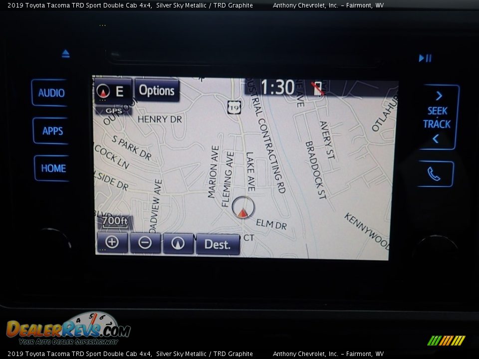 2019 Toyota Tacoma TRD Sport Double Cab 4x4 Silver Sky Metallic / TRD Graphite Photo #16