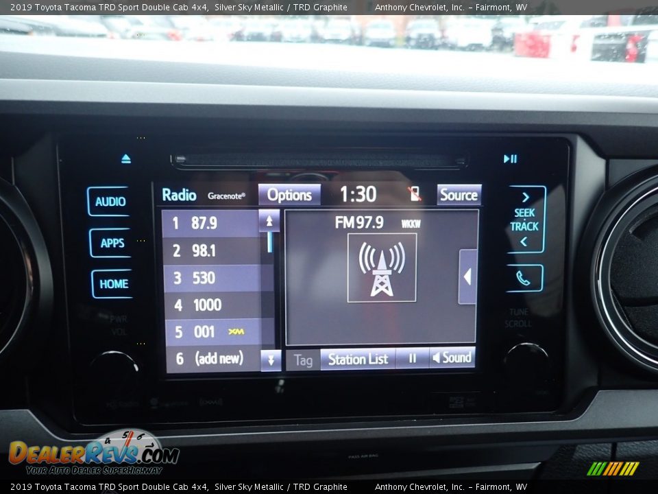 2019 Toyota Tacoma TRD Sport Double Cab 4x4 Silver Sky Metallic / TRD Graphite Photo #17