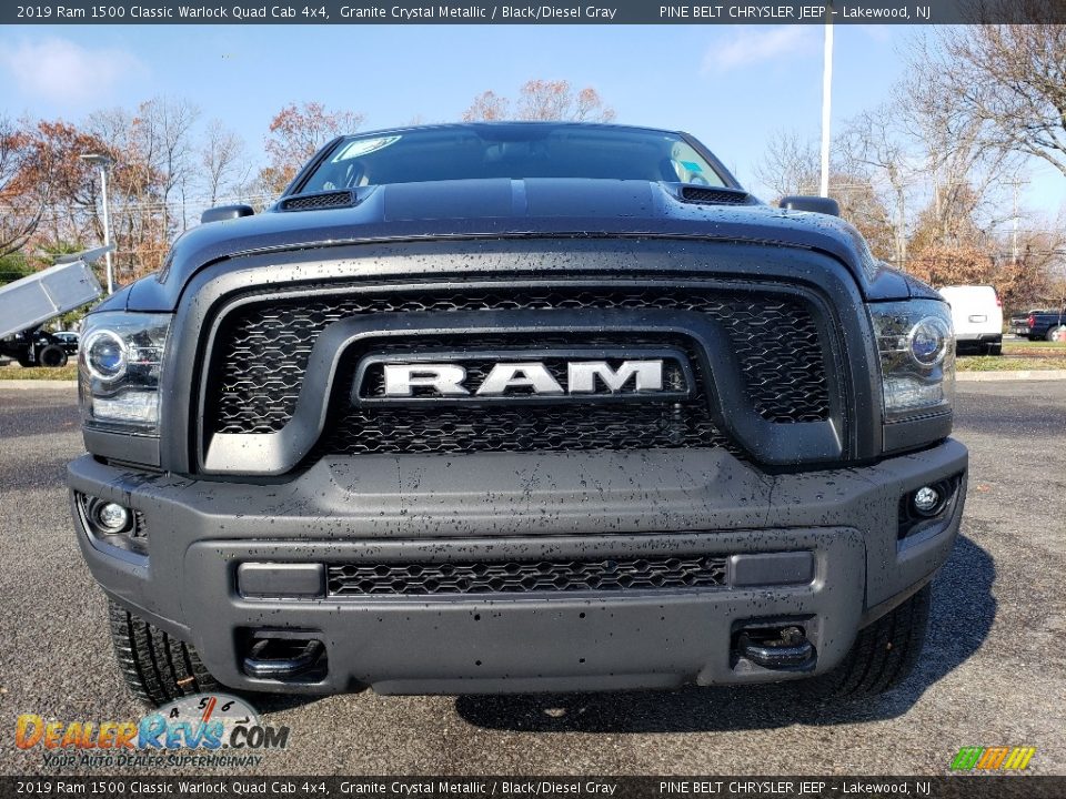 2019 Ram 1500 Classic Warlock Quad Cab 4x4 Granite Crystal Metallic / Black/Diesel Gray Photo #2
