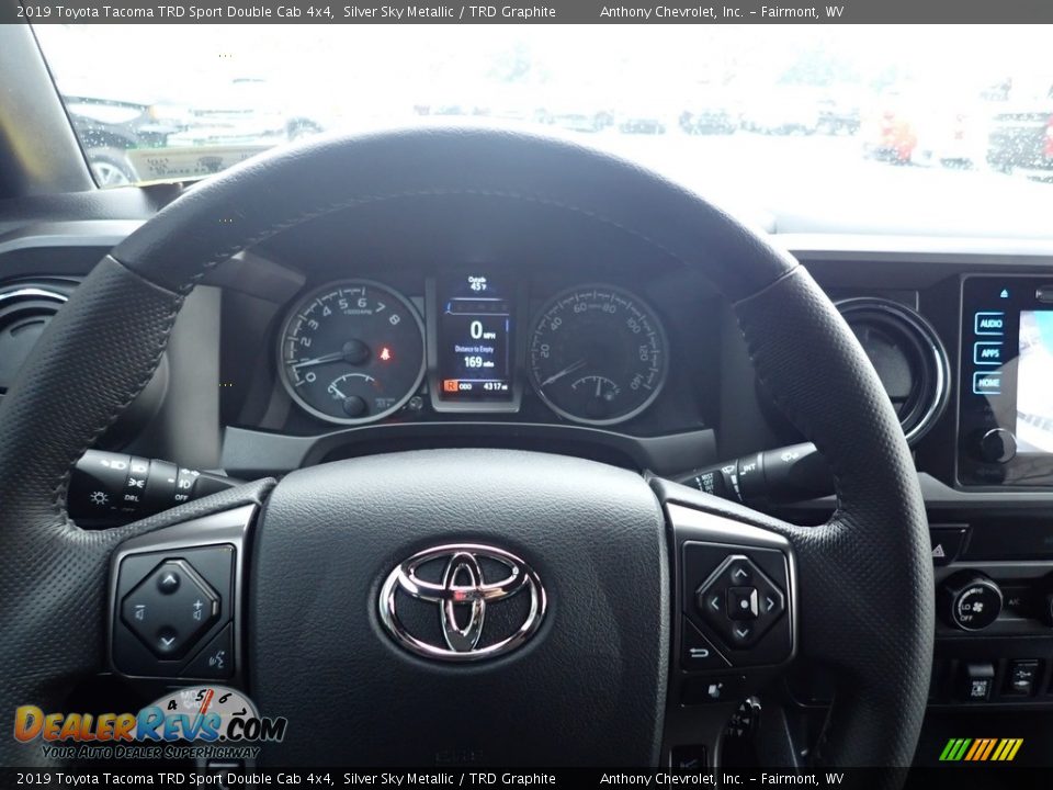 2019 Toyota Tacoma TRD Sport Double Cab 4x4 Silver Sky Metallic / TRD Graphite Photo #20