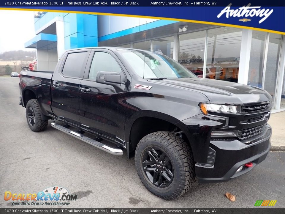 2020 Chevrolet Silverado 1500 LT Trail Boss Crew Cab 4x4 Black / Jet Black Photo #1