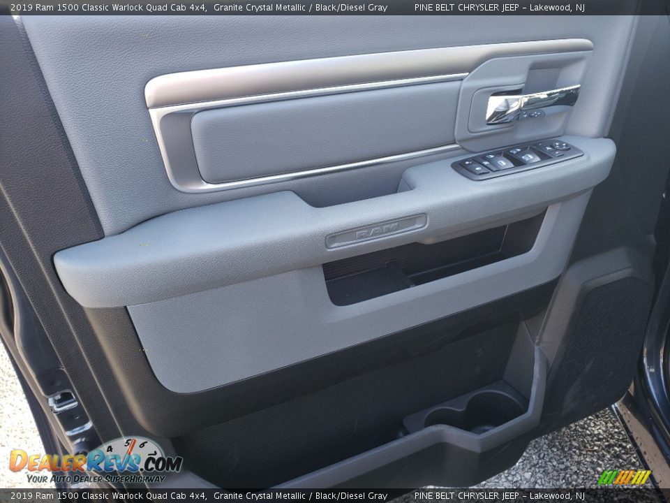 2019 Ram 1500 Classic Warlock Quad Cab 4x4 Granite Crystal Metallic / Black/Diesel Gray Photo #7