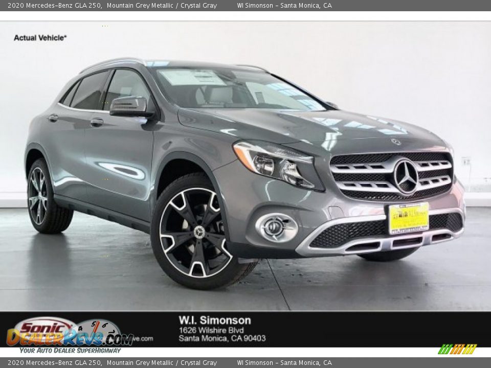 2020 Mercedes-Benz GLA 250 Mountain Grey Metallic / Crystal Gray Photo #1