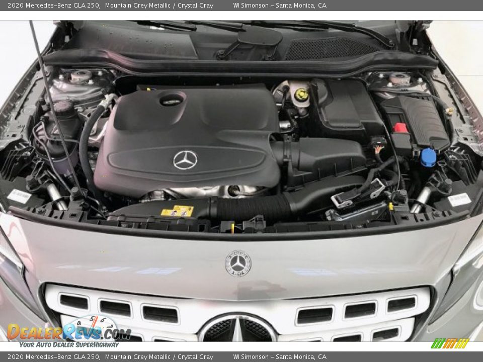 2020 Mercedes-Benz GLA 250 Mountain Grey Metallic / Crystal Gray Photo #8