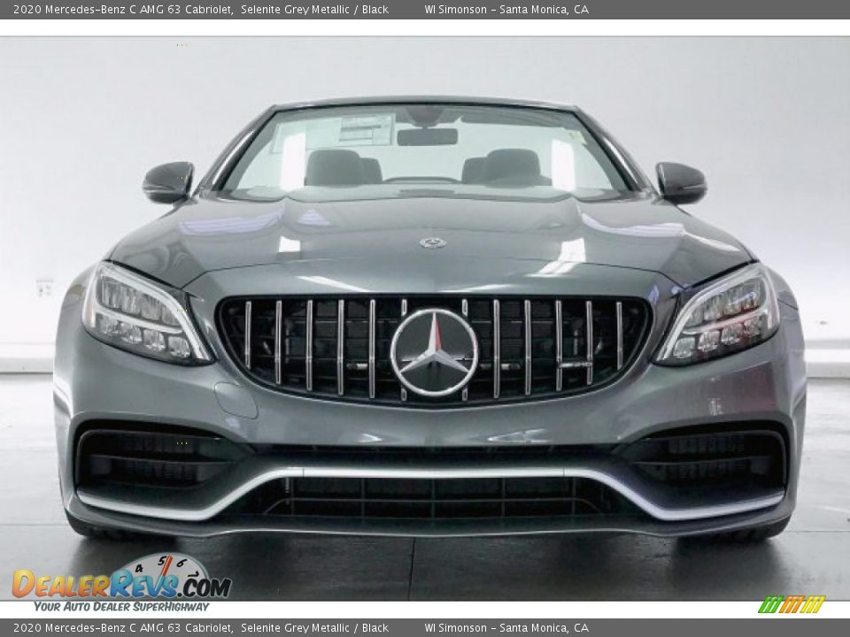 2020 Mercedes-Benz C AMG 63 Cabriolet Selenite Grey Metallic / Black Photo #2