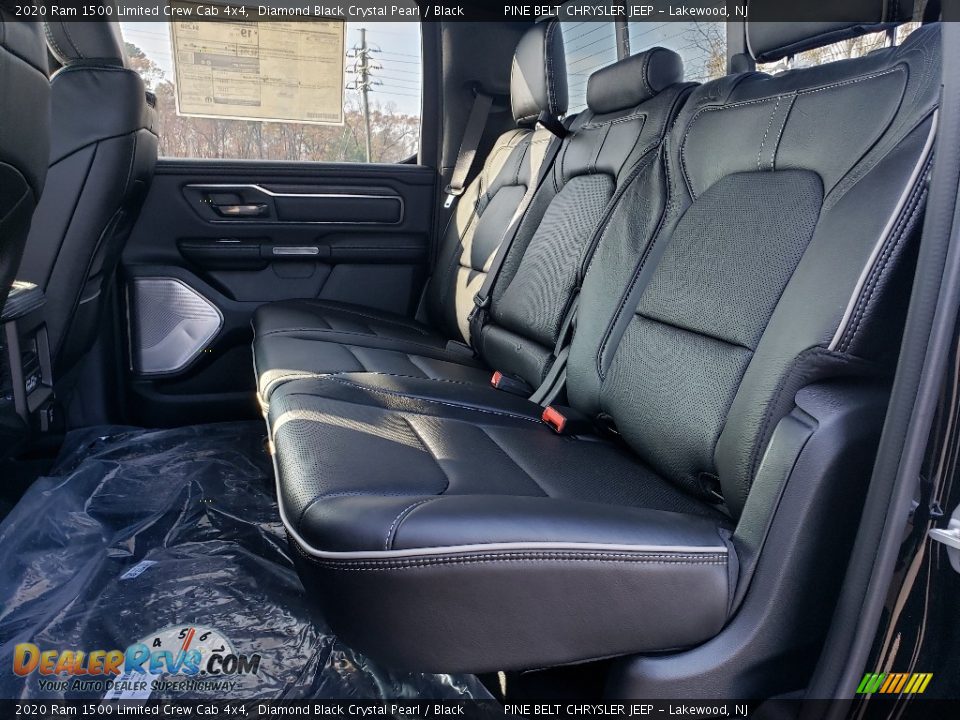 2020 Ram 1500 Limited Crew Cab 4x4 Diamond Black Crystal Pearl / Black Photo #7