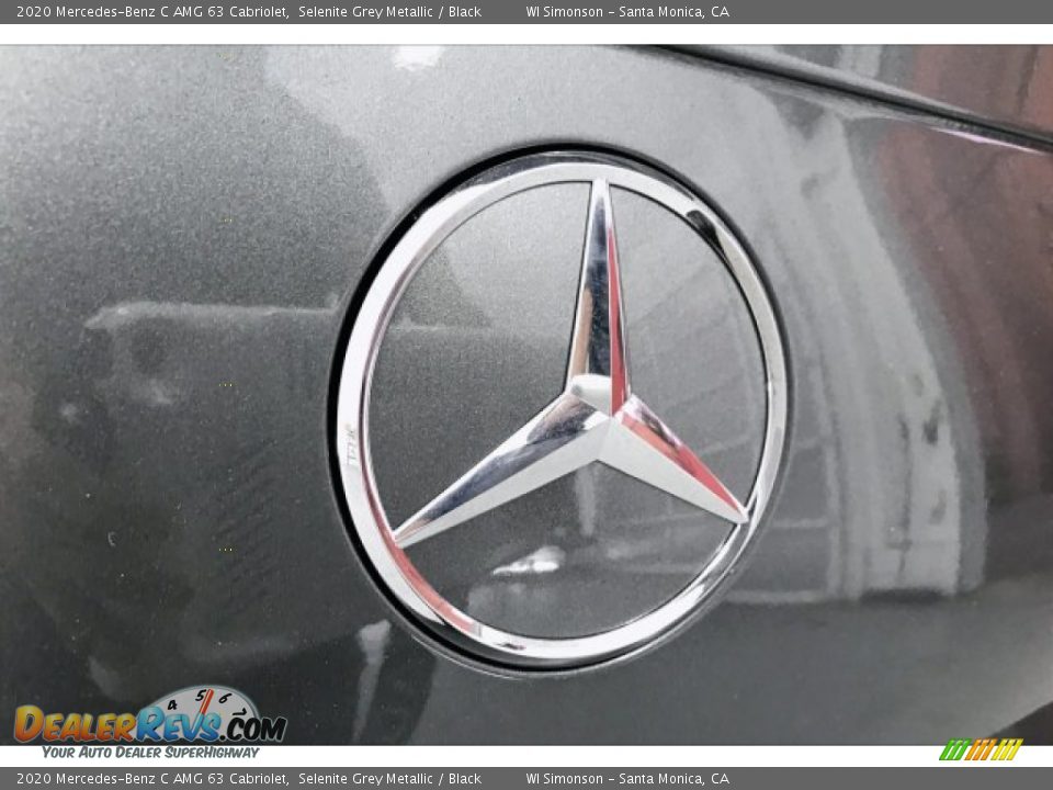 2020 Mercedes-Benz C AMG 63 Cabriolet Selenite Grey Metallic / Black Photo #7