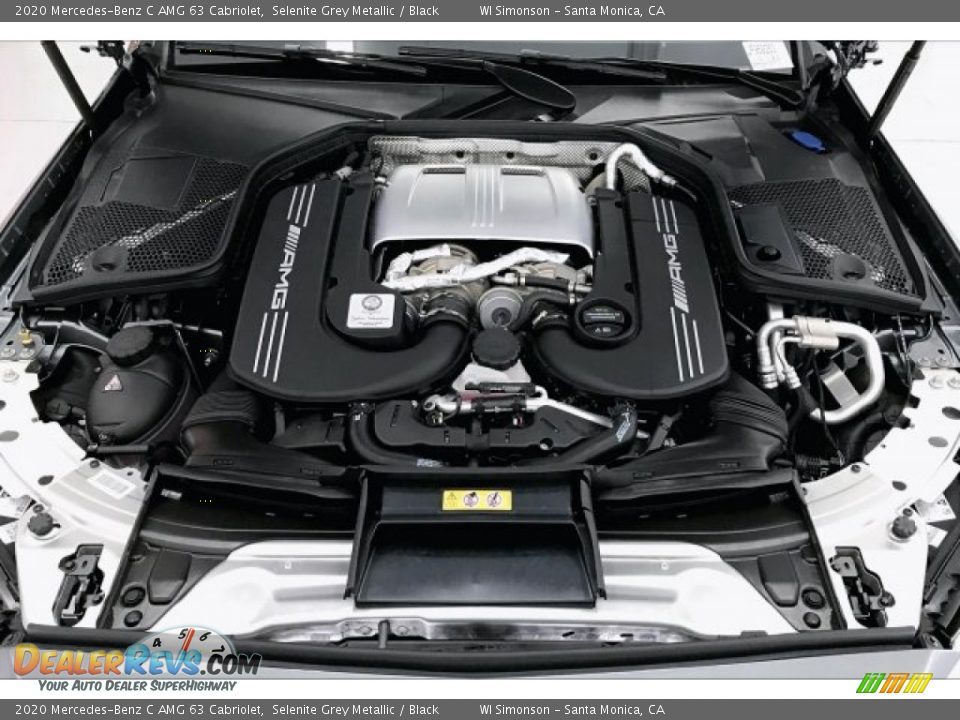 2020 Mercedes-Benz C AMG 63 Cabriolet 4.0 Liter AMG biturbo DOHC 32-Valve VVT V8 Engine Photo #9