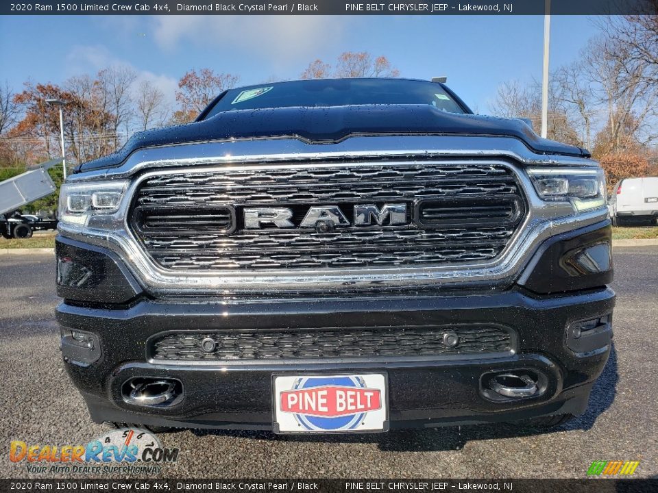 2020 Ram 1500 Limited Crew Cab 4x4 Diamond Black Crystal Pearl / Black Photo #2