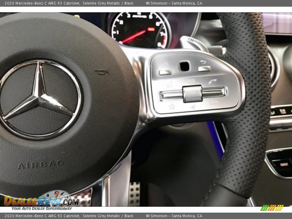 2020 Mercedes-Benz C AMG 63 Cabriolet Steering Wheel Photo #19