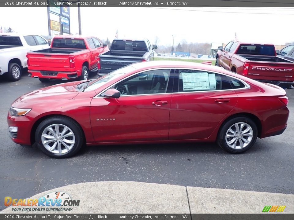 2020 Chevrolet Malibu LT Cajun Red Tintcoat / Jet Black Photo #7