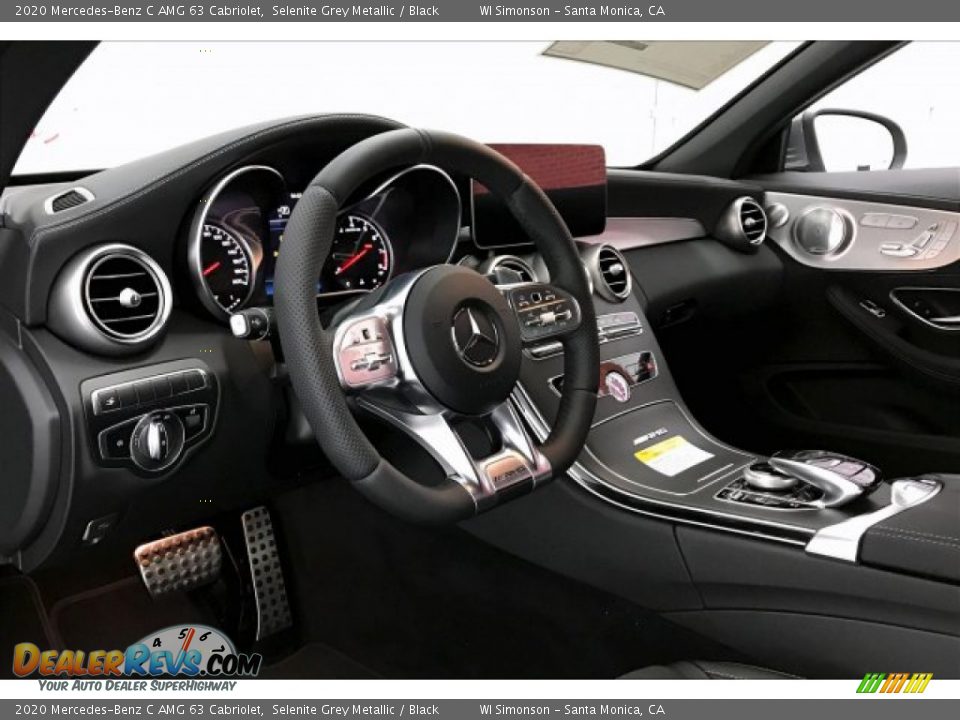 2020 Mercedes-Benz C AMG 63 Cabriolet Selenite Grey Metallic / Black Photo #22
