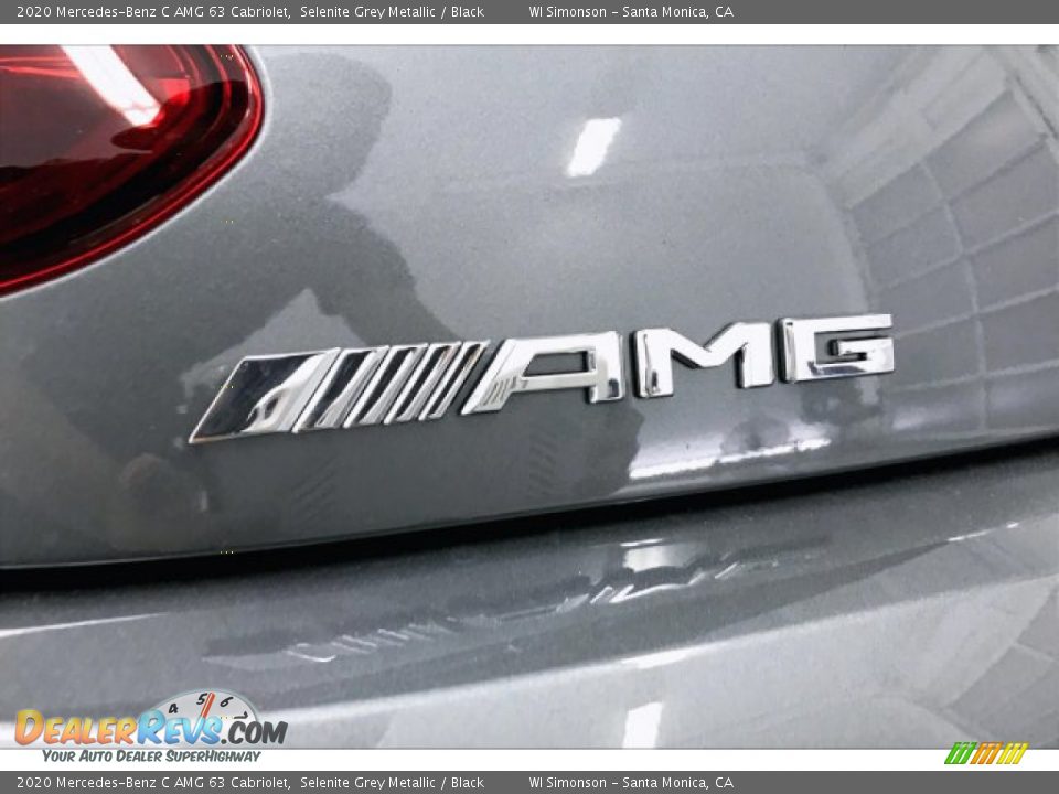 2020 Mercedes-Benz C AMG 63 Cabriolet Selenite Grey Metallic / Black Photo #27