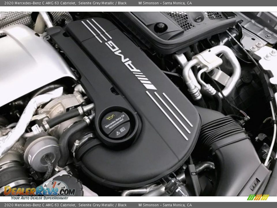 2020 Mercedes-Benz C AMG 63 Cabriolet 4.0 Liter AMG biturbo DOHC 32-Valve VVT V8 Engine Photo #30