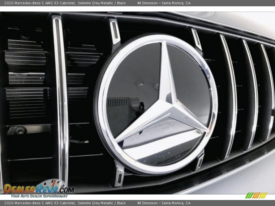 2020 Mercedes-Benz C AMG 63 Cabriolet Selenite Grey Metallic / Black Photo #32