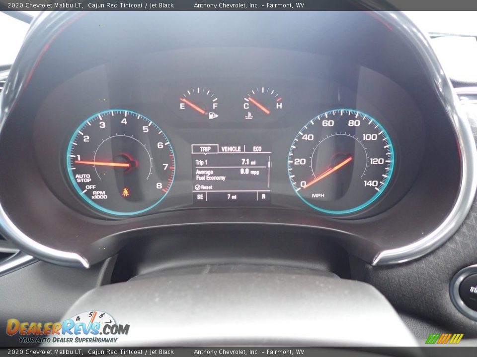 2020 Chevrolet Malibu LT Cajun Red Tintcoat / Jet Black Photo #20