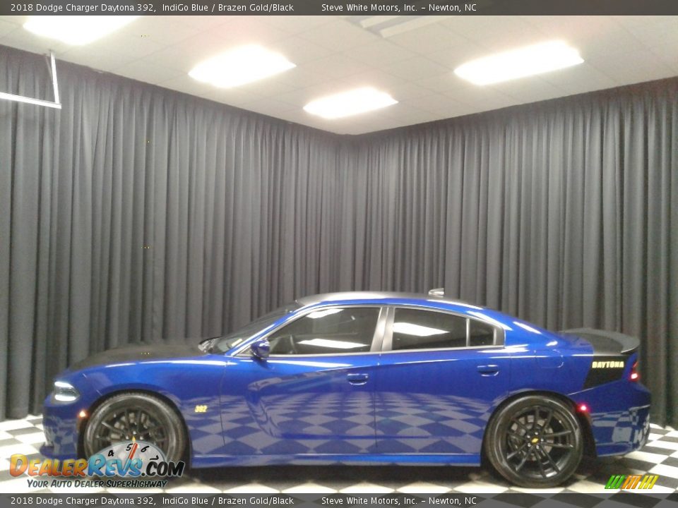 2018 Dodge Charger Daytona 392 IndiGo Blue / Brazen Gold/Black Photo #1