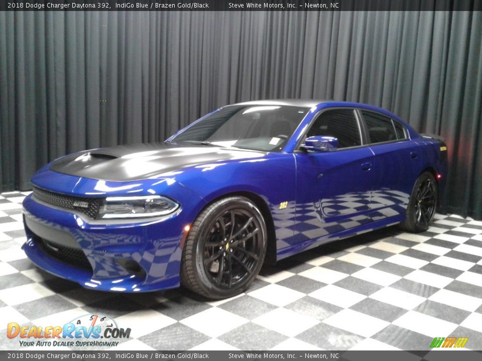 2018 Dodge Charger Daytona 392 IndiGo Blue / Brazen Gold/Black Photo #2