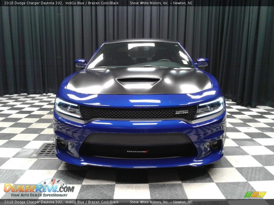 2018 Dodge Charger Daytona 392 IndiGo Blue / Brazen Gold/Black Photo #3