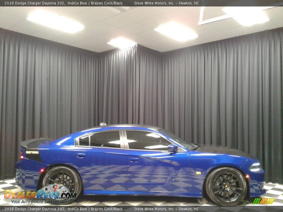 2018 Dodge Charger Daytona 392 IndiGo Blue / Brazen Gold/Black Photo #5