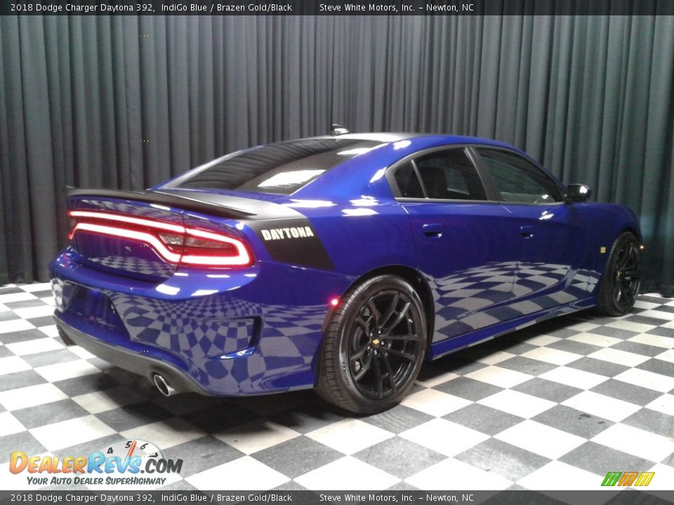 2018 Dodge Charger Daytona 392 IndiGo Blue / Brazen Gold/Black Photo #6