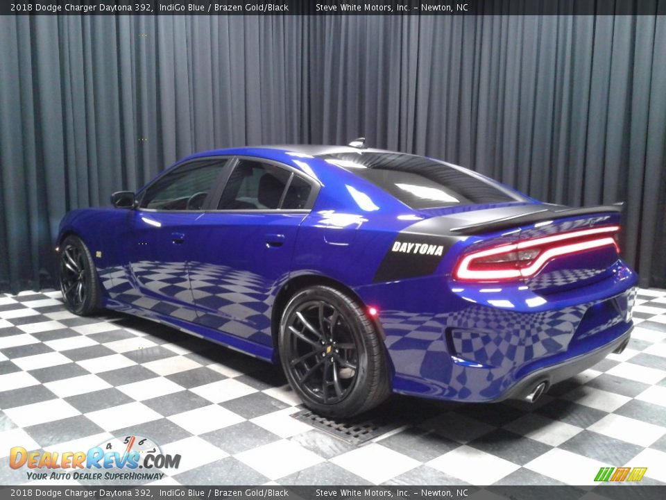 2018 Dodge Charger Daytona 392 IndiGo Blue / Brazen Gold/Black Photo #8