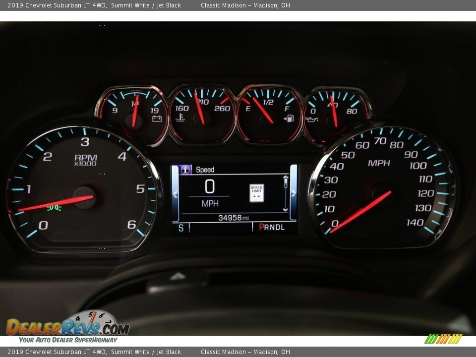 2019 Chevrolet Suburban LT 4WD Gauges Photo #9