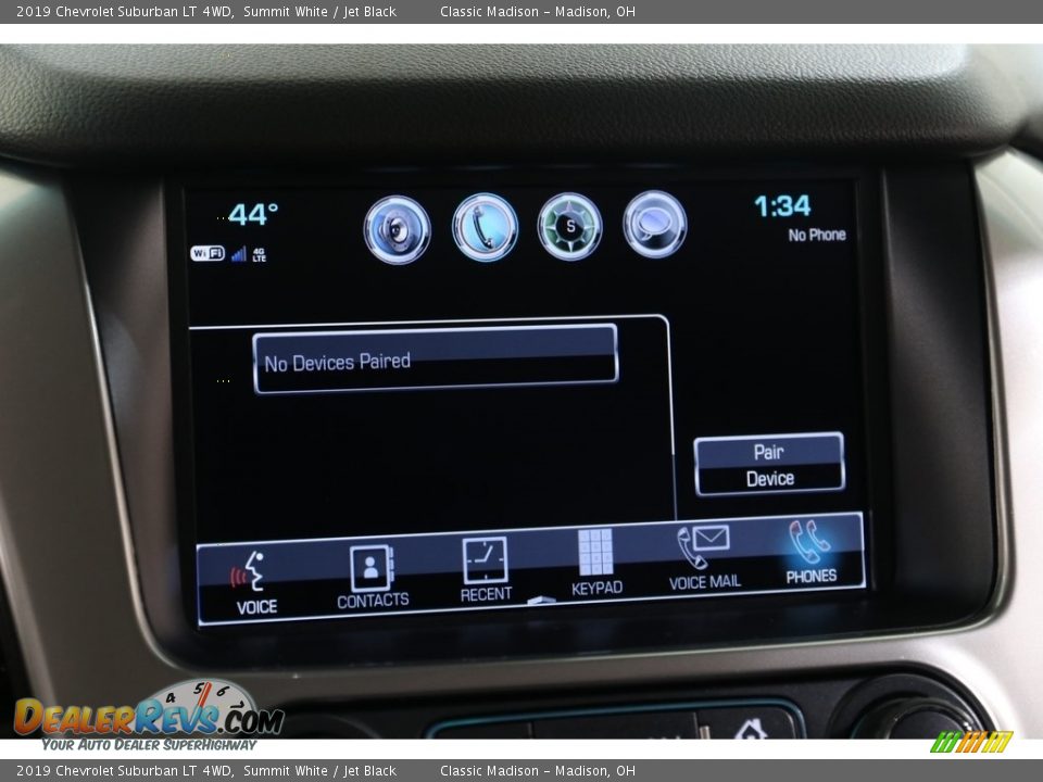 2019 Chevrolet Suburban LT 4WD Summit White / Jet Black Photo #13