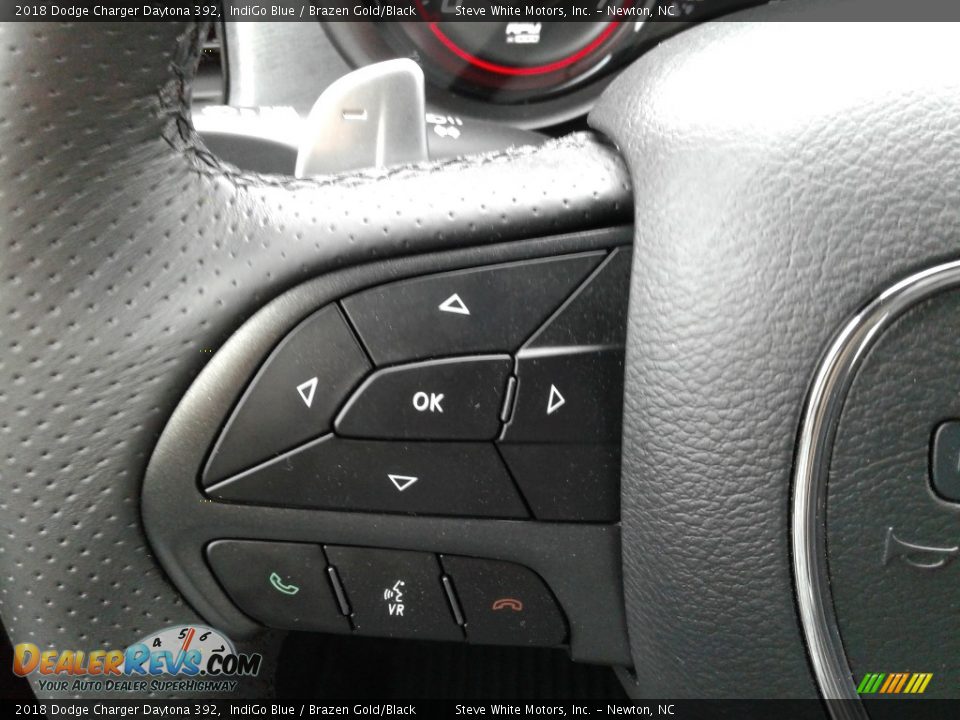 2018 Dodge Charger Daytona 392 IndiGo Blue / Brazen Gold/Black Photo #17