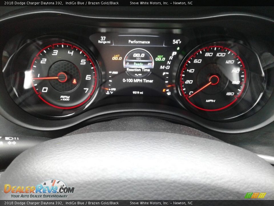 2018 Dodge Charger Daytona 392 IndiGo Blue / Brazen Gold/Black Photo #19